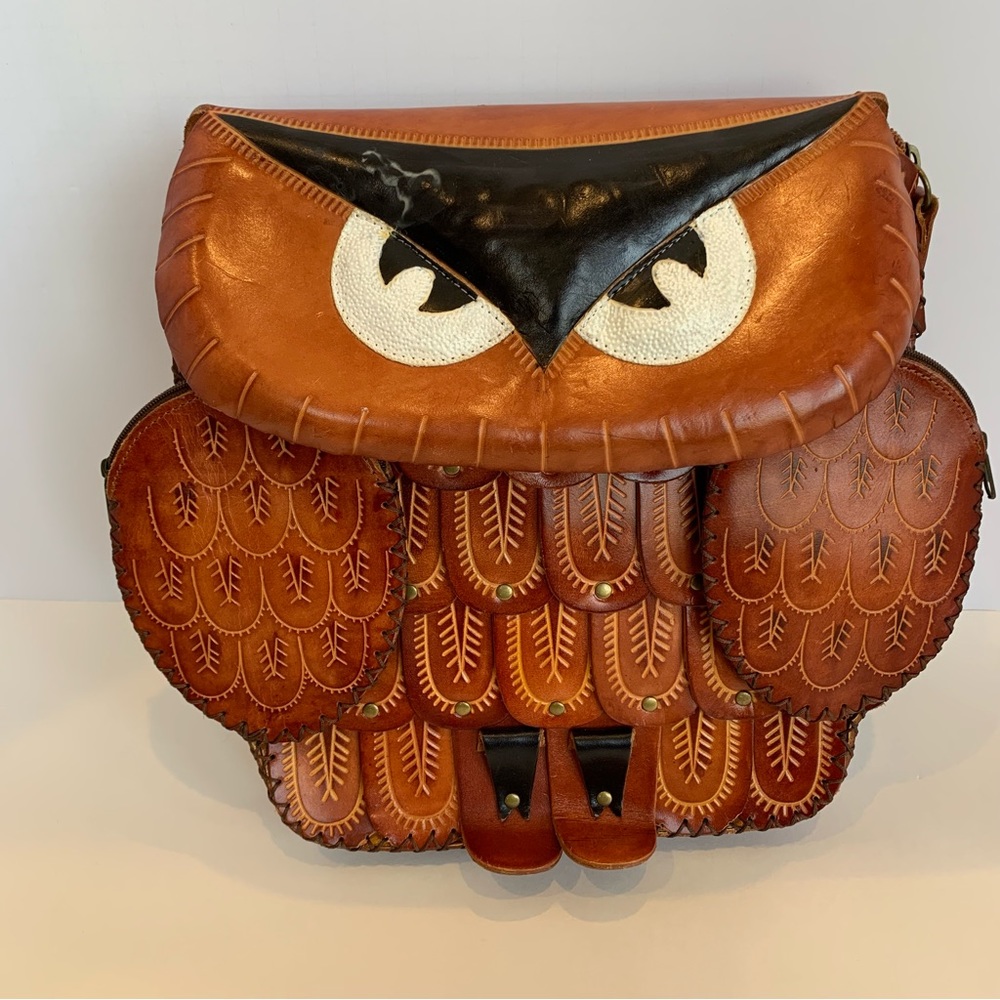 Unique Leather Owl bag